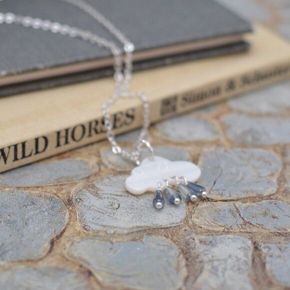 𝅺Little Cloud Necklace  - Picture 3 of 7